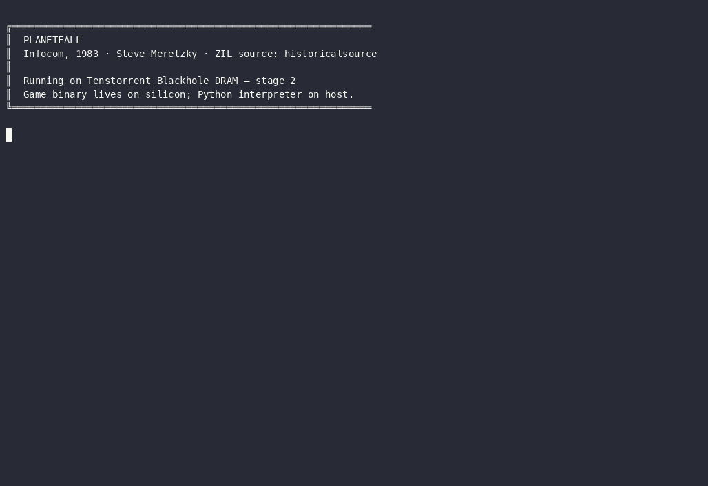 Planetfall — Blackhole DRAM